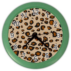 Leopard Print Color Wall Clocks by TRENDYcouture