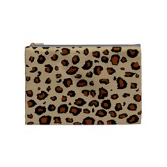 Leopard Print Cosmetic Bag (medium) 