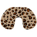 Leopard Print Travel Neck Pillows Back