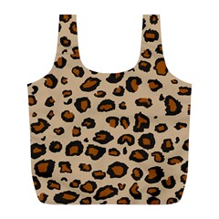 Leopard Print Full Print Recycle Bags (l)  by TRENDYcouture