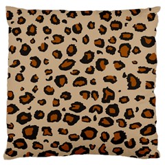 Leopard Print Standard Flano Cushion Case (two Sides) by TRENDYcouture