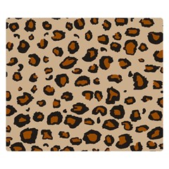 Leopard Print Double Sided Flano Blanket (small)  by TRENDYcouture