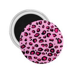 Pink Leopard 2 25  Magnets