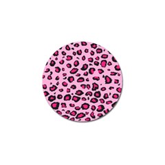 Pink Leopard Golf Ball Marker (4 Pack)