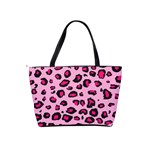 Pink Leopard Shoulder Handbags Back