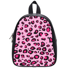 Pink Leopard School Bag (small)