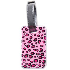 Pink Leopard Luggage Tags (two Sides)