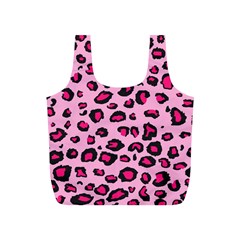 Pink Leopard Full Print Recycle Bags (s)  by TRENDYcouture