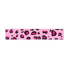 Pink Leopard Flano Scarf (mini)