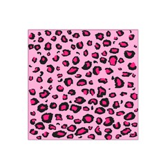 Pink Leopard Satin Bandana Scarf by TRENDYcouture