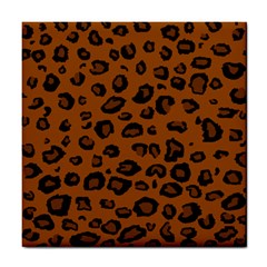 Dark Leopard Tile Coasters by TRENDYcouture