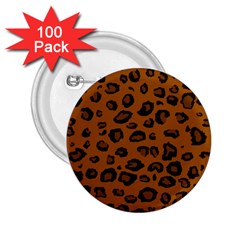 Dark Leopard 2 25  Buttons (100 Pack)  by TRENDYcouture