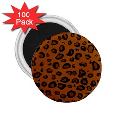 Dark Leopard 2 25  Magnets (100 Pack)  by TRENDYcouture