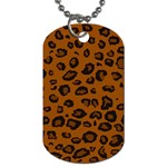 Dark Leopard Dog Tag (Two Sides) Front