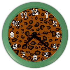 Dark Leopard Color Wall Clocks by TRENDYcouture