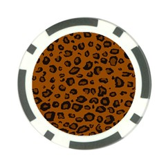 Dark Leopard Poker Chip Card Guard (10 Pack) by TRENDYcouture