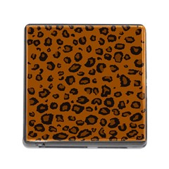 Dark Leopard Memory Card Reader (square) by TRENDYcouture