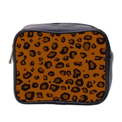 Dark Leopard Mini Toiletries Bag 2-side by TRENDYcouture