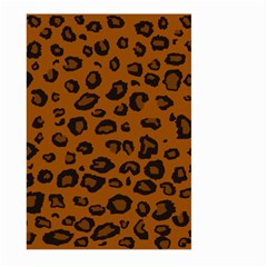 Dark Leopard Large Garden Flag (two Sides) by TRENDYcouture