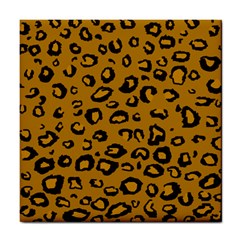 Golden Leopard Tile Coasters by TRENDYcouture