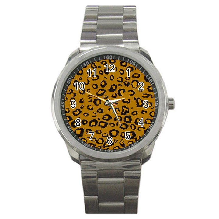 Golden Leopard Sport Metal Watch