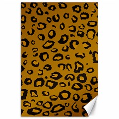 Golden Leopard Canvas 24  X 36  by TRENDYcouture