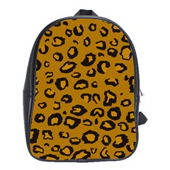 Golden Leopard School Bag (xl) by TRENDYcouture