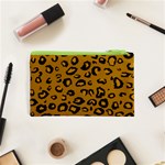 Golden Leopard Cosmetic Bag (XS) Back