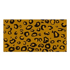 Golden Leopard Satin Shawl by TRENDYcouture