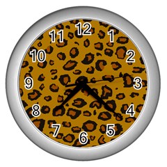 Classic Leopard Wall Clocks (silver)  by TRENDYcouture