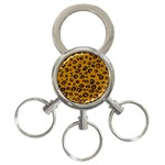 CLassic Leopard 3-Ring Key Chains Front