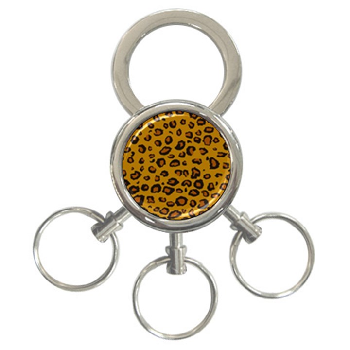 CLassic Leopard 3-Ring Key Chains