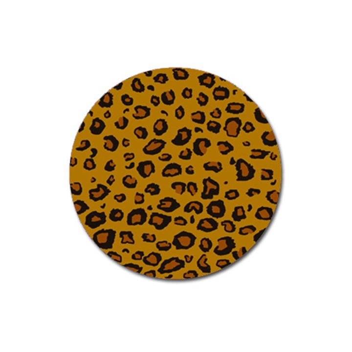 CLassic Leopard Magnet 3  (Round)