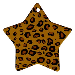 Classic Leopard Star Ornament (two Sides) by TRENDYcouture