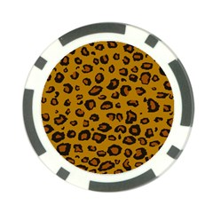 Classic Leopard Poker Chip Card Guard by TRENDYcouture