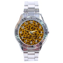 Classic Leopard Stainless Steel Analogue Watch by TRENDYcouture