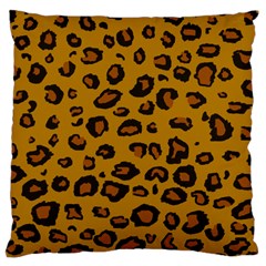 Classic Leopard Large Cushion Case (one Side) by TRENDYcouture