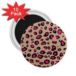 Pink Leopard 2 2.25  Magnets (10 pack)  Front