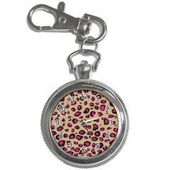 Pink Leopard 2 Key Chain Watches by TRENDYcouture