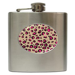 Pink Leopard 2 Hip Flask (6 Oz) by TRENDYcouture