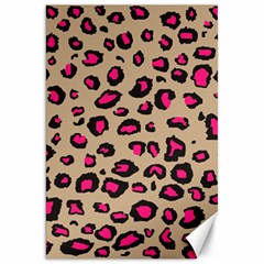 Pink Leopard 2 Canvas 20  X 30   by TRENDYcouture