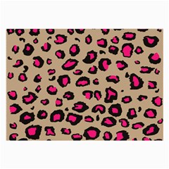 Pink Leopard 2 Large Glasses Cloth (2-side)