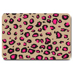 Pink Leopard 2 Large Doormat  by TRENDYcouture