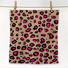 Pink Leopard 2 Face Towel by TRENDYcouture