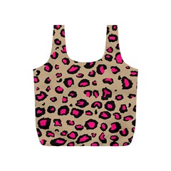 Pink Leopard 2 Full Print Recycle Bags (s)  by TRENDYcouture