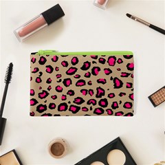 Pink Leopard 2 Cosmetic Bag (xs)