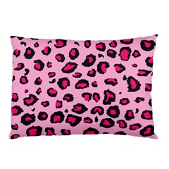 Pink Leopard Pillow Case by DreamCanvas