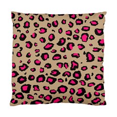 Pink Leopard 2 Standard Cushion Case (one Side) by DreamCanvas