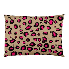 Pink Leopard 2 Pillow Case by DreamCanvas