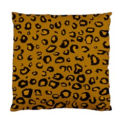 Golden Leopard Standard Cushion Case (one Side) by DreamCanvas